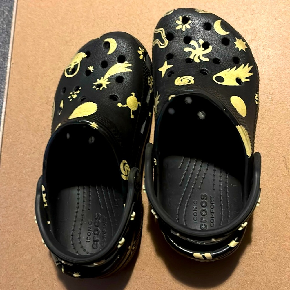Glow in the dark crocs